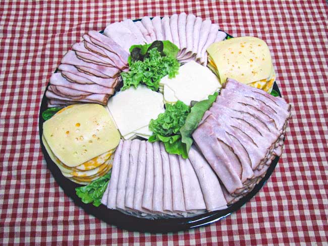 Picture of meat and cheese platter